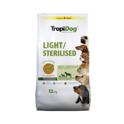 TropiDog Light-Sterilised – wszystkie rasy 12kg